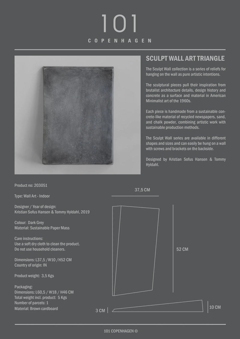 Sculpt Art - Triangle - 101 Copenhagen Art + Objects - HORNE