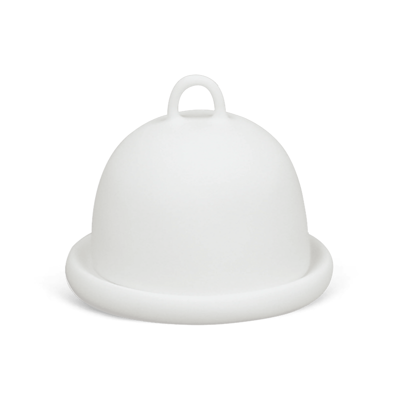 Sculpt Butter Dish - Tina Frey Serveware - White - HORNE