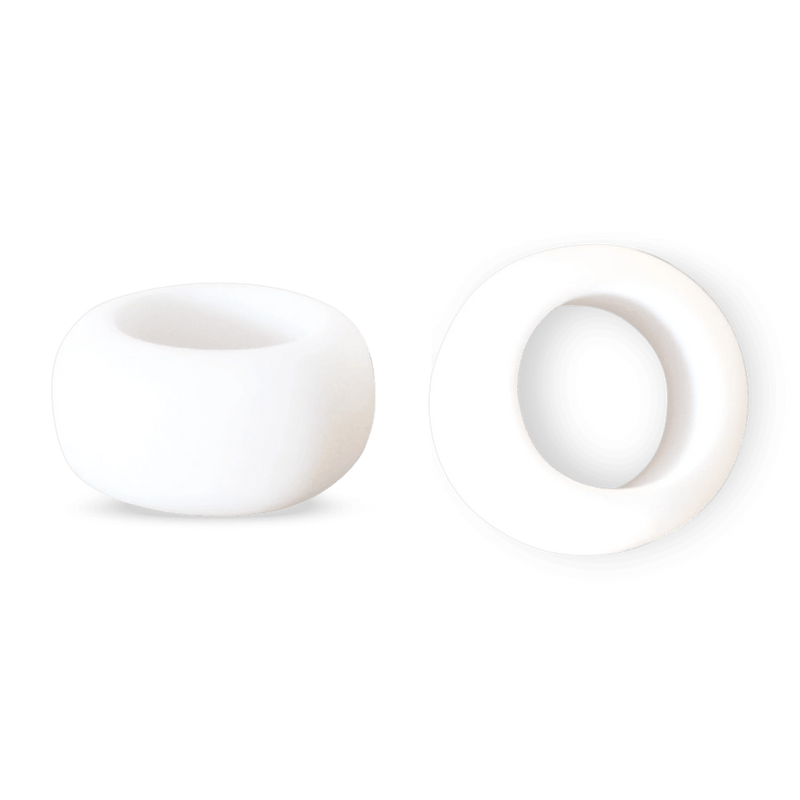 Sculpt Circle Napkin Ring - Tina Frey Serveware - White - HORNE