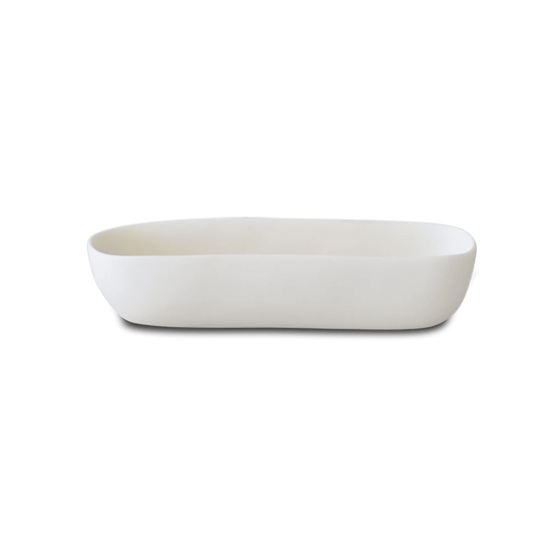 Sculpt Deep Platter - Tina Frey Serveware - White - HORNE
