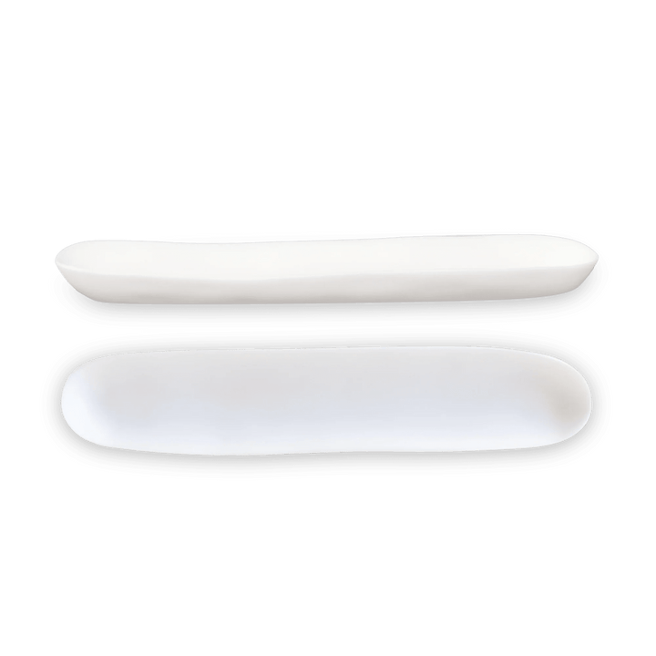 Sculpt Olive Dish - Tina Frey Serveware - White - HORNE