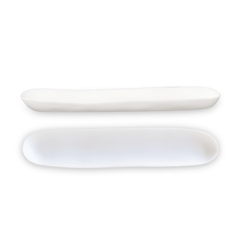 Sculpt Olive Dish - Tina Frey Serveware - White - HORNE