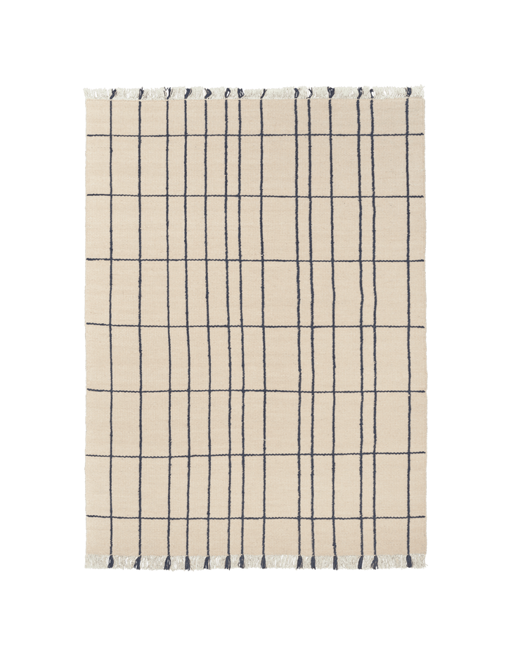 Sen Rug - 140 x 200 - Ferm Living Rugs - Parchment/Chestnut - HORNE