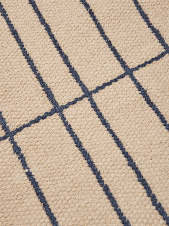 Sen Rug - 200 x 300 - Ferm Living Rugs - Parchment/Chestnut - HORNE