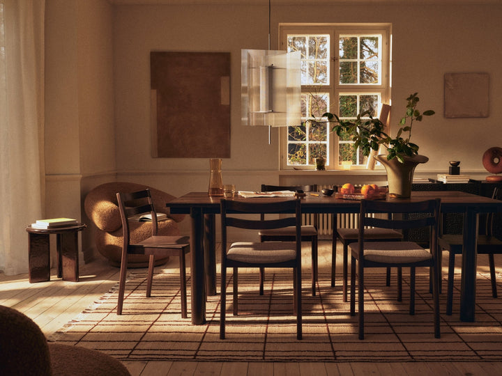 Sen Rug - 200 x 300 - Ferm Living Rugs - Parchment/Chestnut - HORNE