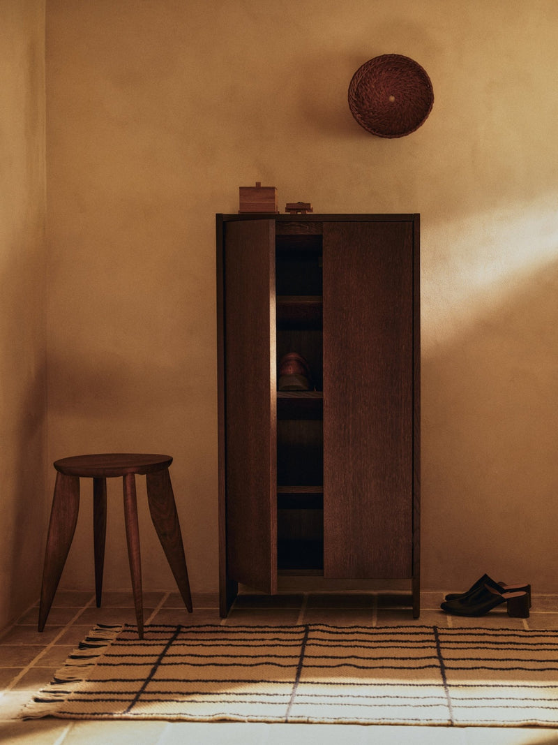 Sen Runner - 80 x 200 - Ferm Living Rugs - Parchment/Chestnut - HORNE