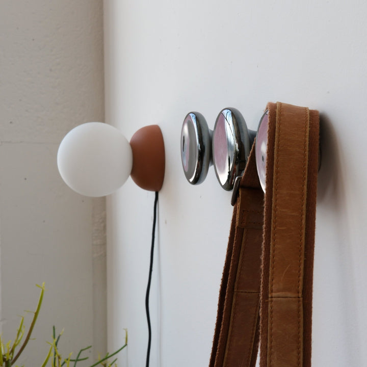 Sequence coat hook - Mercury - Misewell modern furniture - Chrome - HORNE