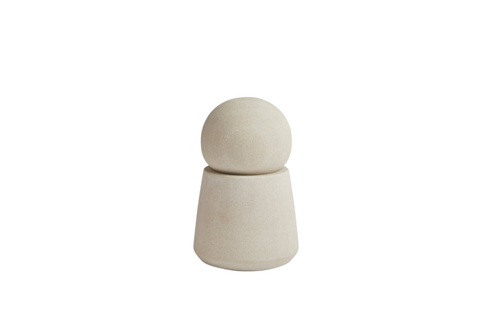 Serene Jar - Woud Storage + Organization - Tall - Grey - HORNE