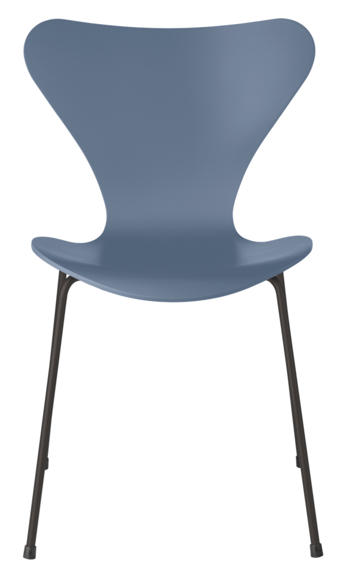 Series 7 chair - Lacquered - Fritz Hansen - Chairs - Dusk Blue - Warm Graphite - HORNE