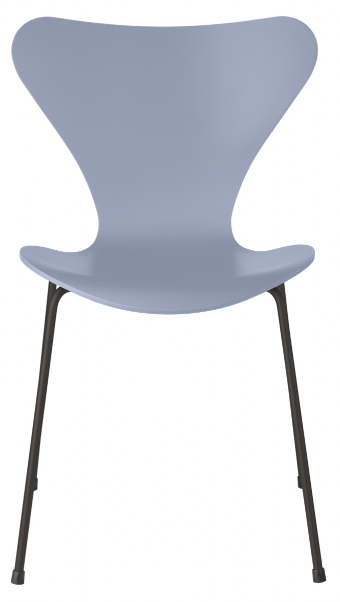 Series 7  chair- Lacquered - Fritz Hansen - Chairs - Lavender Blue - Warm Graphite - HORNE