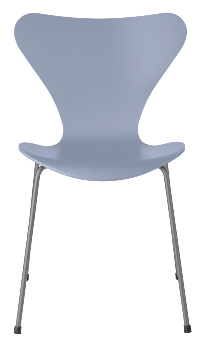 Series 7  chair- Lacquered - Fritz Hansen - Chairs - Lavender Blue - Silver Grey - HORNE