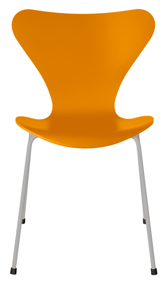 Series 7 chair- Lacquered - Fritz Hansen - Chairs - Burnt Yellow - Nine Grey - HORNE