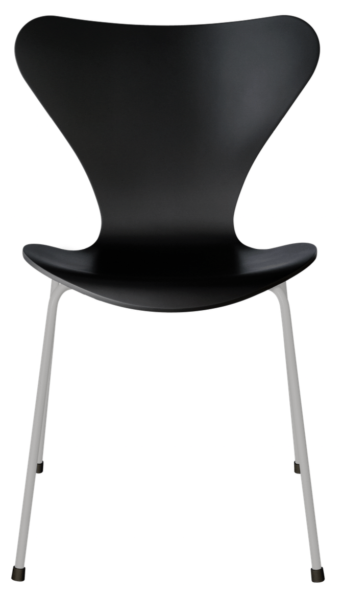 Series 7 Chair - Lacquered - Fritz Hansen - Chairs - Black - Nine Grey - HORNE