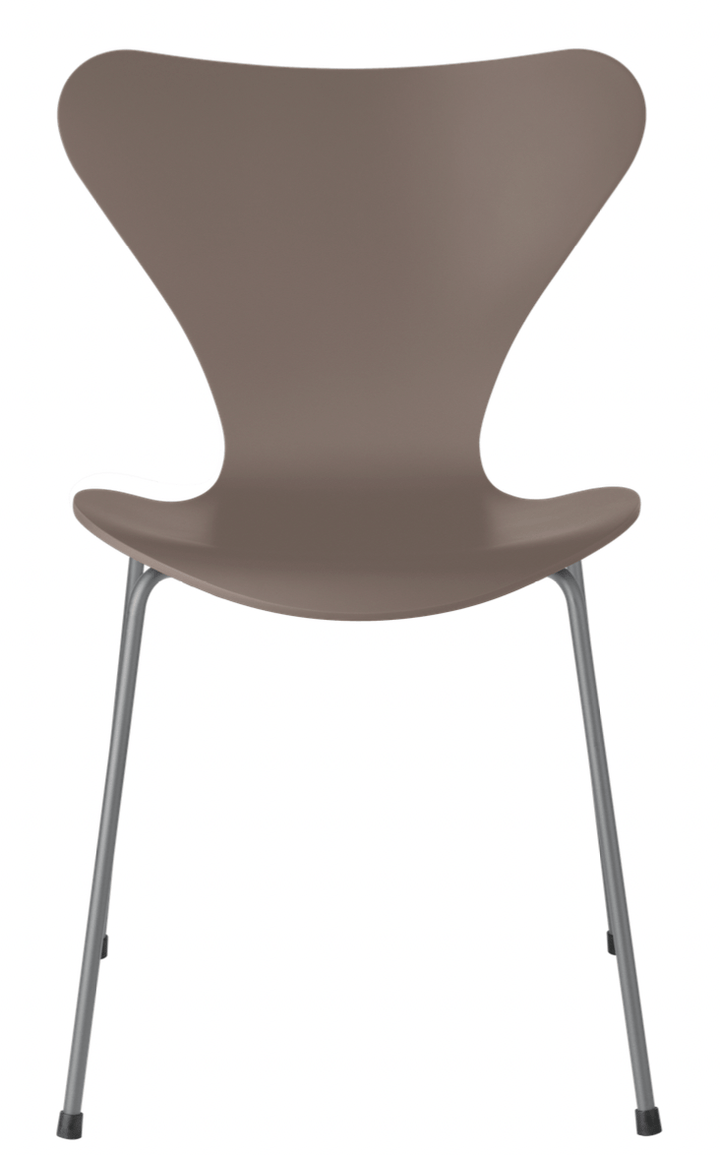 Series 7 chair- Lacquered - Fritz Hansen - Chairs - Deep Clay - Silver Grey - HORNE