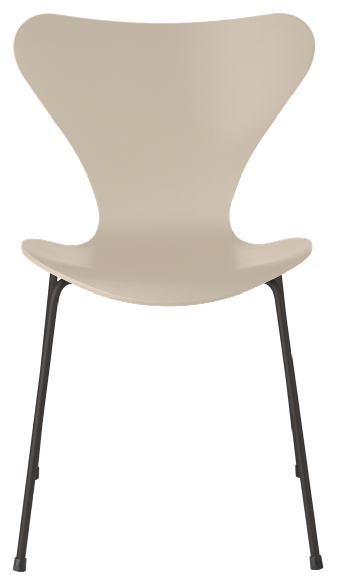 Series 7  chair- Lacquered - Fritz Hansen - Chairs - Light Beige - Warm Graphite - HORNE