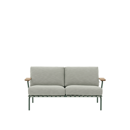 Settle Sofa - 2 - Seater - Muuto Sofas - Ribbed Weave 2/Dark Green - HORNE