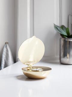 Shell Candle Holder - Design House Stockholm Candle Holders - Nickel - HORNE