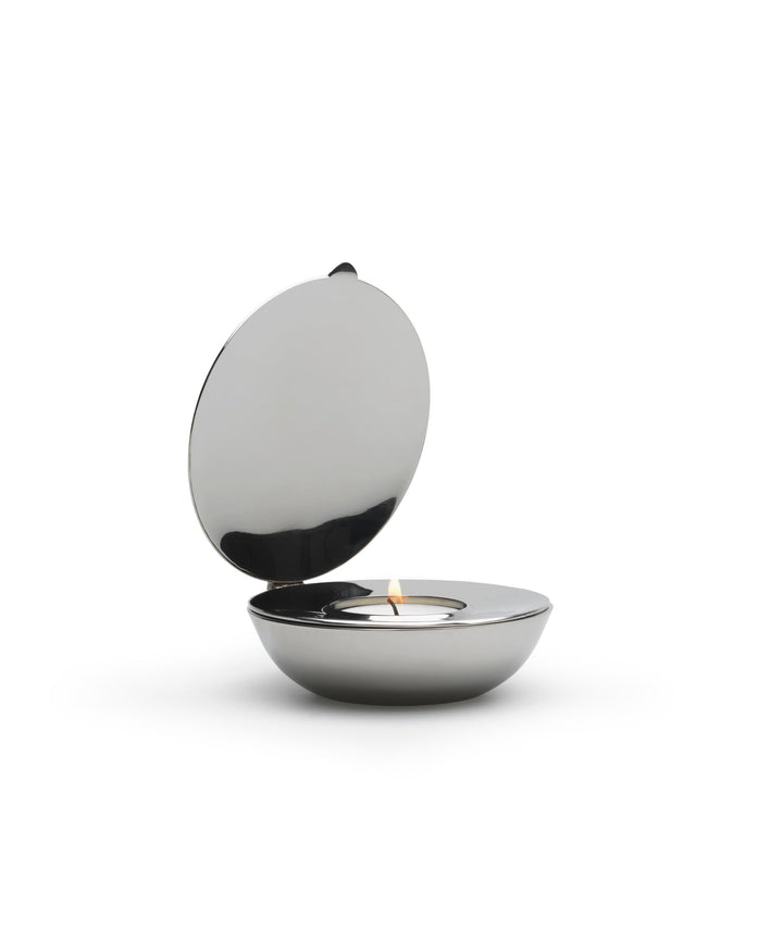Shell Candle Holder - Design House Stockholm Candle Holders - Nickel - HORNE