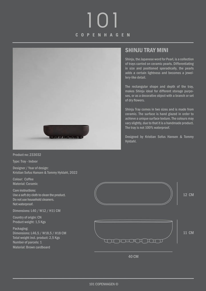 Shinju Tray - 101 Copenhagen Storage + Organization - Mini - HORNE