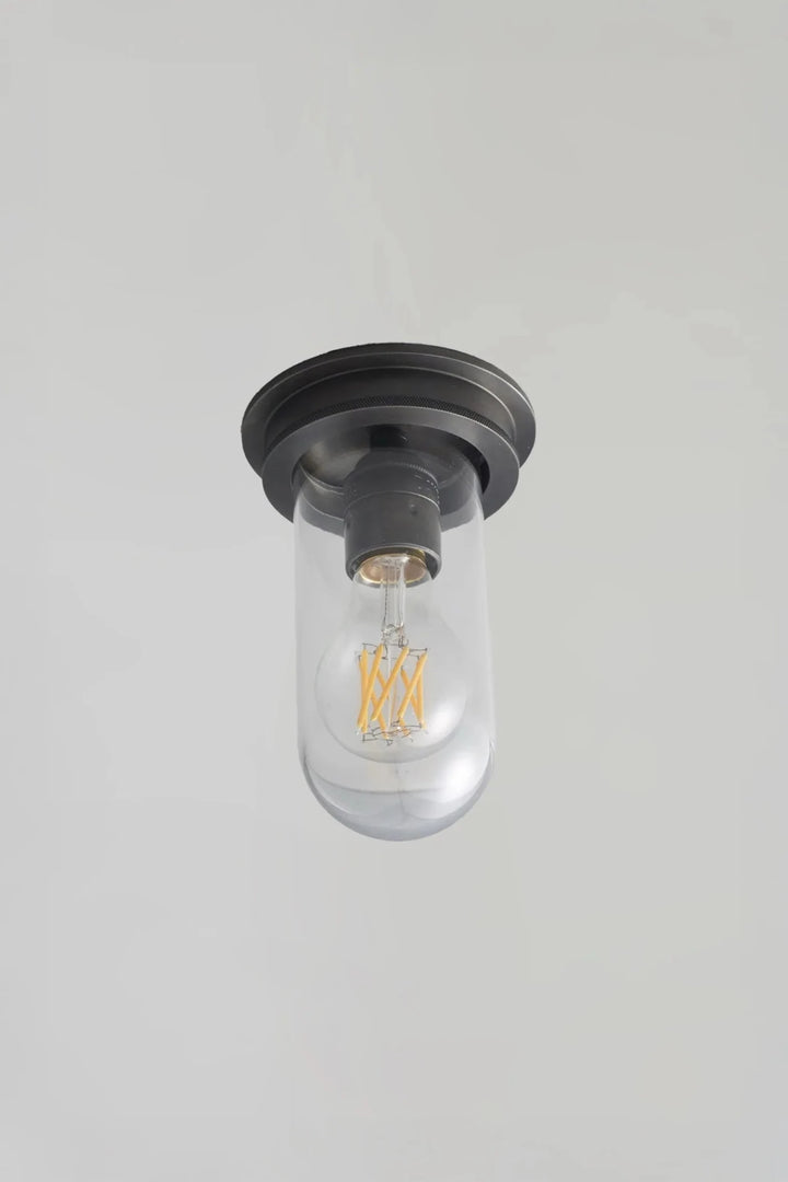 Ship's Companionway Light 7202 - Davey Lighting Outdoor Lights - Weathered Brass - Frosted - HORNE