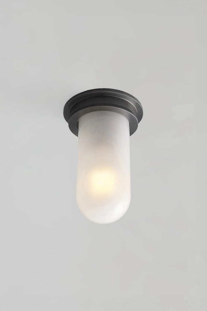 Ship's Companionway Light 7202 - Davey Lighting Outdoor Lights - Weathered Brass - Frosted - HORNE