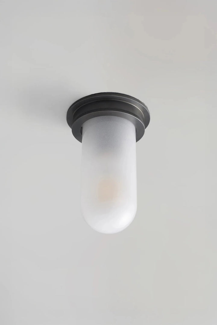 Ship's Companionway Light 7202 - Davey Lighting Outdoor Lights - Weathered Brass - Frosted - HORNE