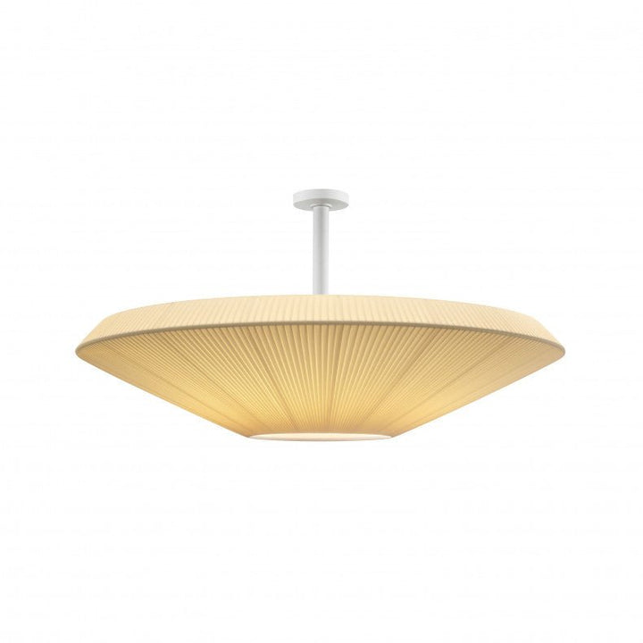 Siam 120 Ceiling Light - Bover Ceiling Lights - Cream Ribbon - Size 1: 14.17" Overall Drop - HORNE