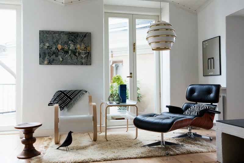 Side Table 915 - Artek Tables + Desks - Birch/Black Lacquered - HORNE