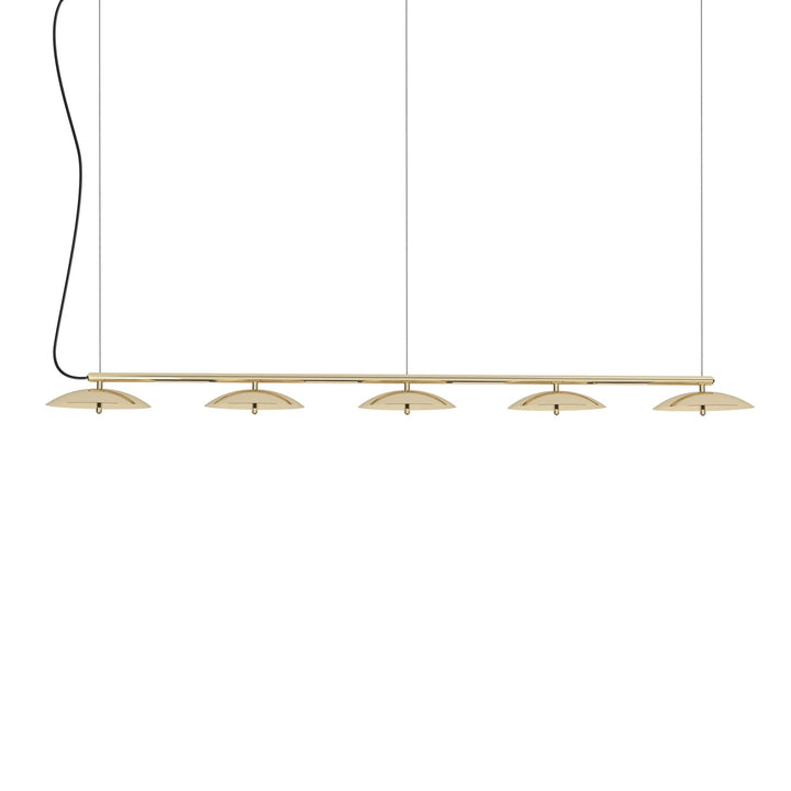 Signal Linear Pendant - 93in - Souda Pendants - Brass - HORNE