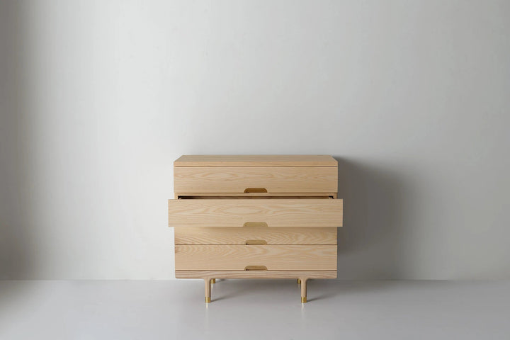 Simple 4 - Drawer Dresser - Kalon Studios Dressers - Ash - HORNE