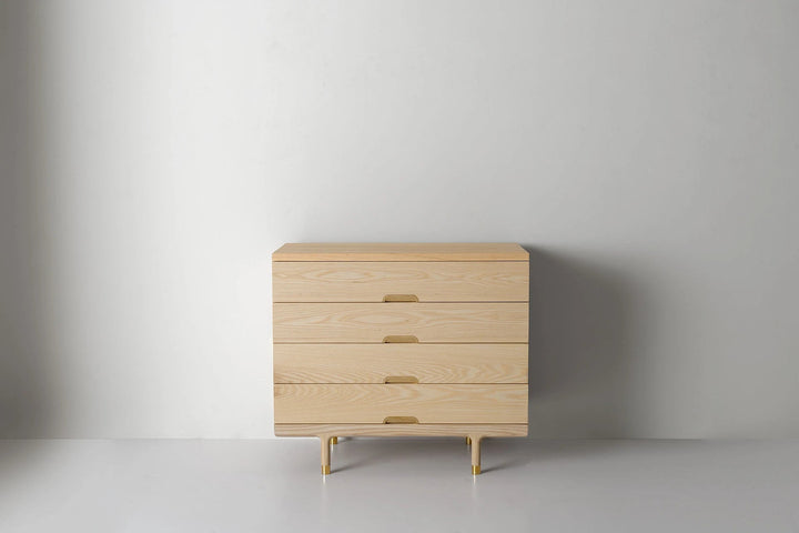 Simple 4 - Drawer Dresser - Kalon Studios Dressers - Ash - HORNE