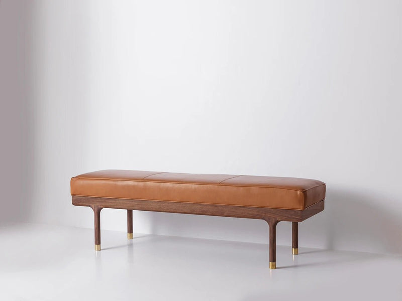 Simple Bench - Kalon Studios Stools + Benches + Ottomans - Walnut - HORNE