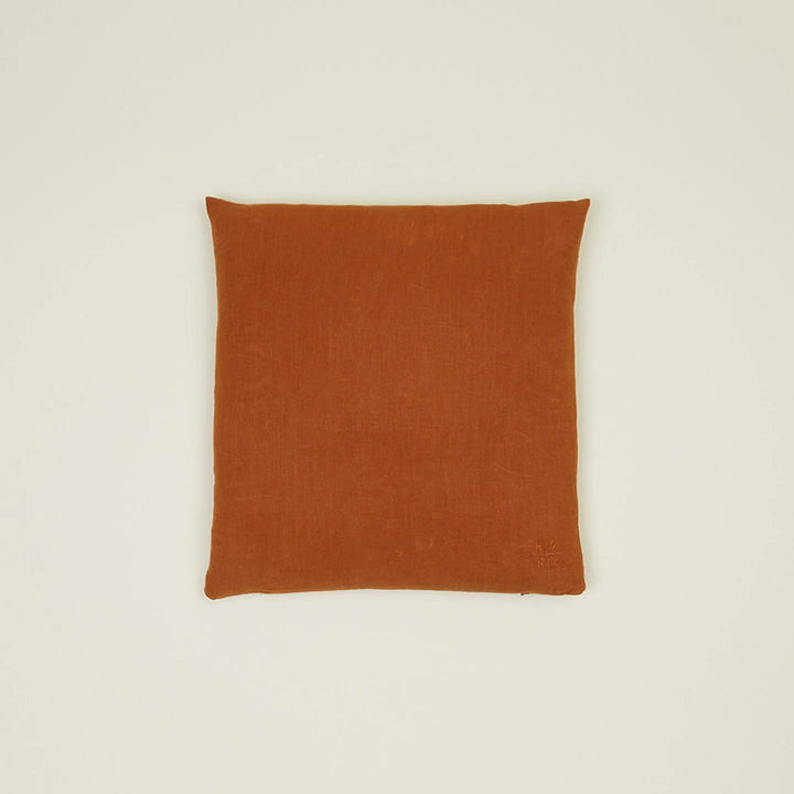 Simple Linen Pillows - Hawkins New York Throw Pillows - 18" x 18" - Terracotta - HORNE