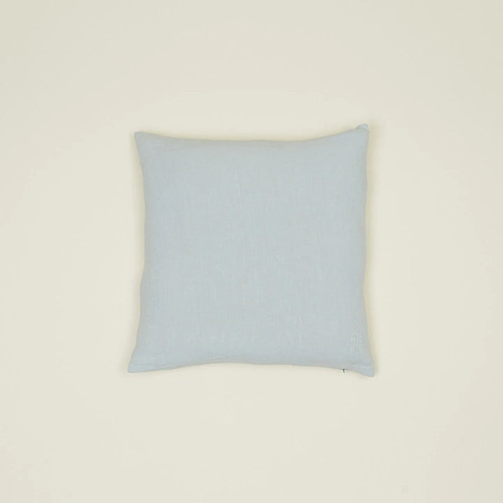 Simple Linen Pillows - Hawkins New York Throw Pillows - 18" x 18" - Sky - HORNE