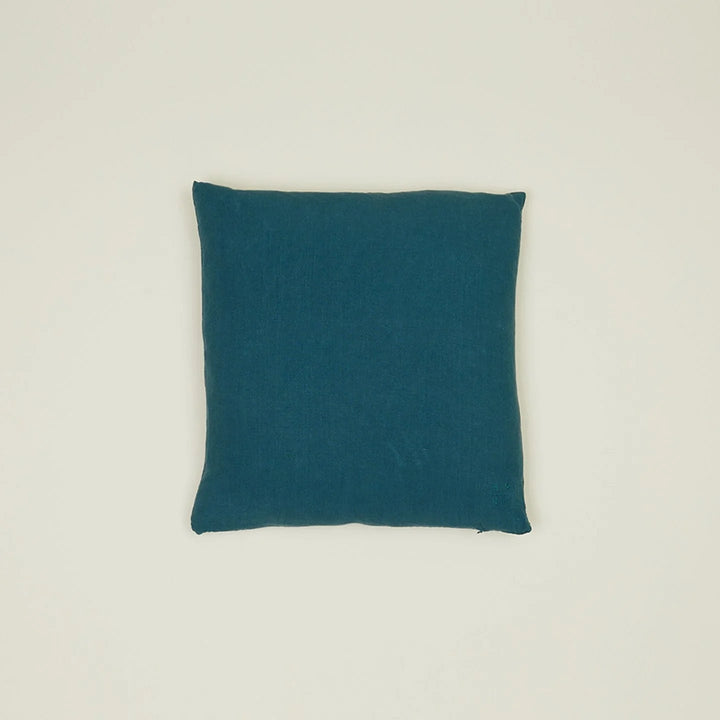 Simple Linen Pillows - Hawkins New York Throw Pillows - 18" x 18" - Peacock - HORNE