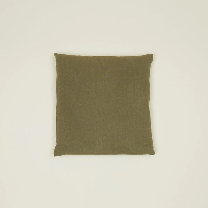 Simple Linen Pillows - Hawkins New York Throw Pillows - 18" x 18" - Olive - HORNE