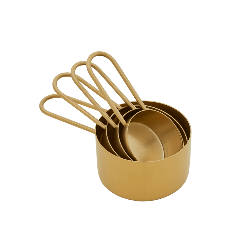 Simple Measuring Cups - Hawkins New York - Kitchen Tools - Brass - HORNE