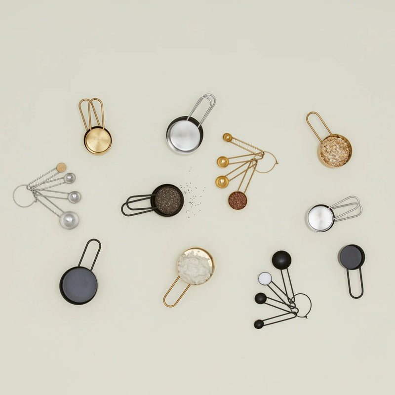 Simple Measuring Spoons - Hawkins New York - Kitchen Tools - Brass - HORNE