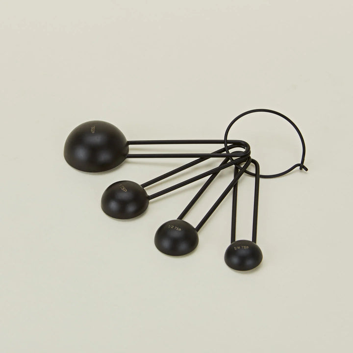 Simple Measuring Spoons - Hawkins New York - Kitchen Tools - Black - HORNE
