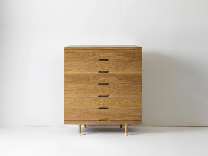 Simple Tallboy Dresser - Kalon Studios Dressers - Ash - HORNE