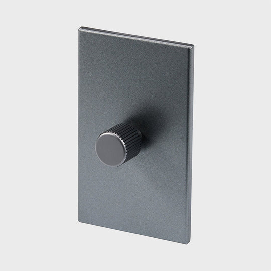 Single Rotary Wall Dimmer - Tala Accessories - Graphite - HORNE