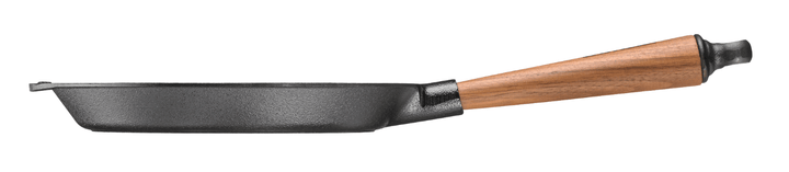 Skillet with Walnut Handle - 9.5" - SKEPPSHULT - Cookware - HORNE