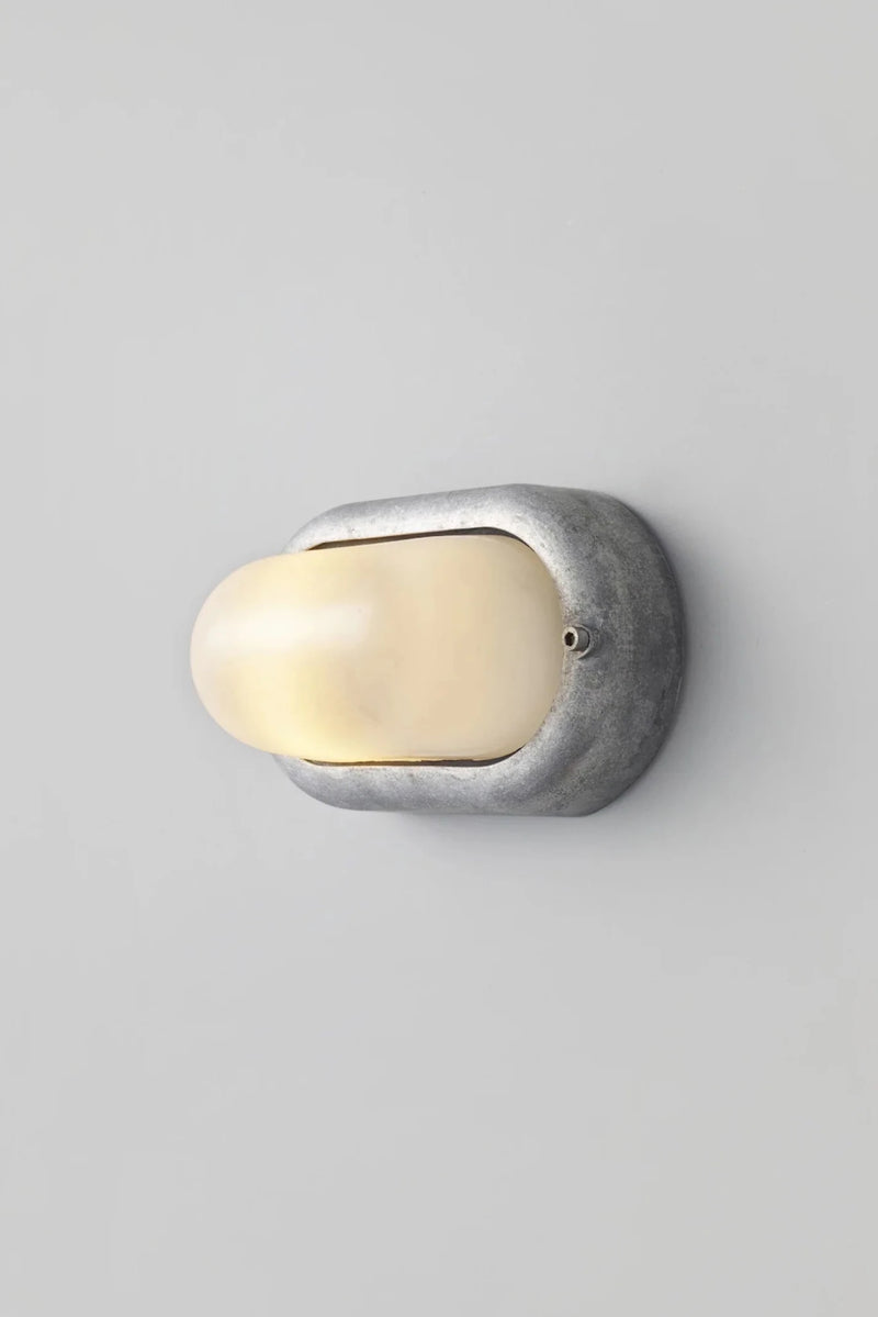Small Exterior Oval Bulkhead - 8124 - Davey Lighting Outdoor Lights - Aluminium - HORNE