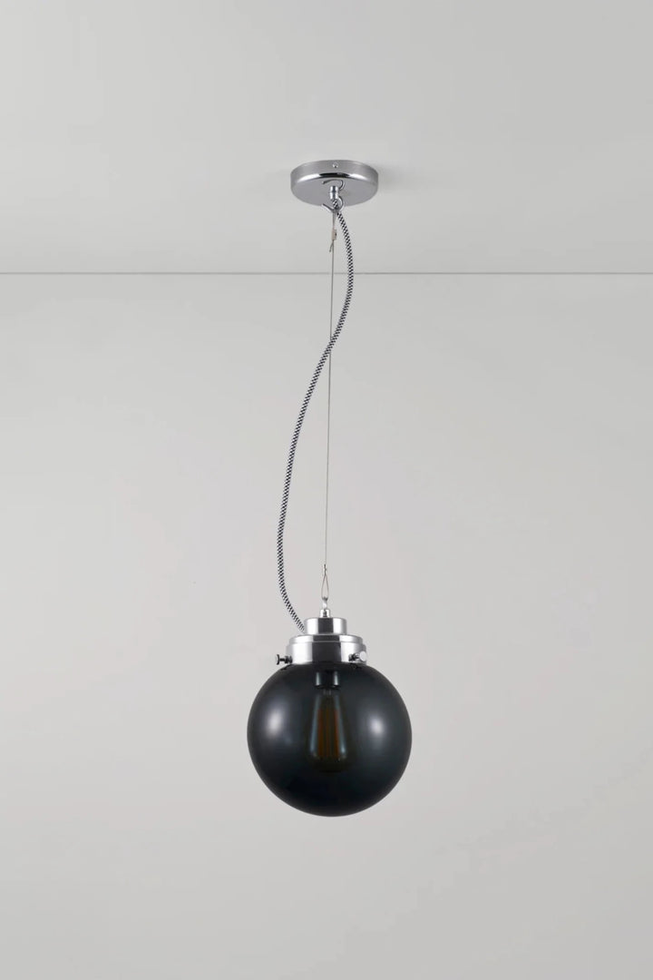 Small Globe Pendant - Original BTC Pendants - Chrome - Anthracite - HORNE