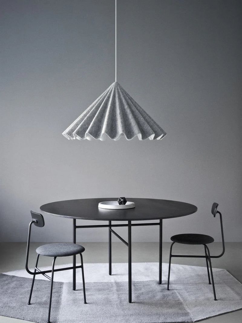 Snaregade Dining Table - Round - Audo Copenhagen Tables - Black | Dark Stained Oak - 138 - HORNE