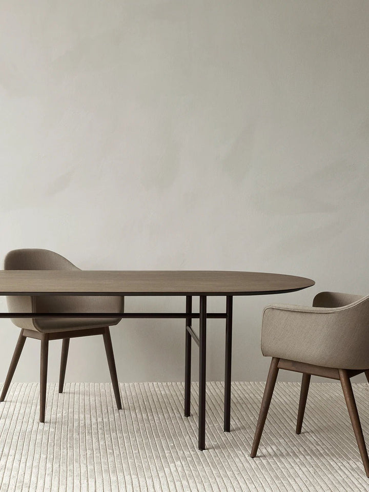 Snaregade Oval Table - Audo Copenhagen Tables - Black | Black Oak - HORNE