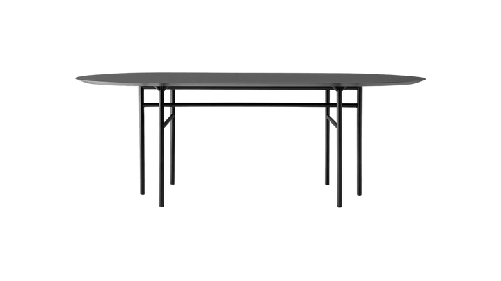 Snaregade Oval Table - Audo Copenhagen Tables - Black | Black Oak - HORNE