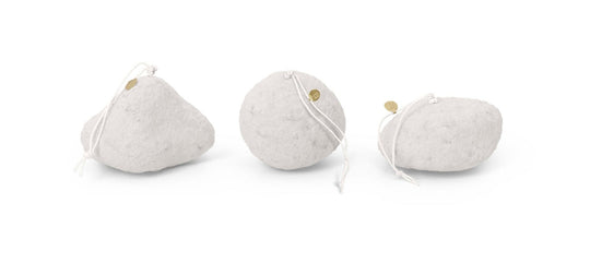 Snowball Ornaments - Set of 3