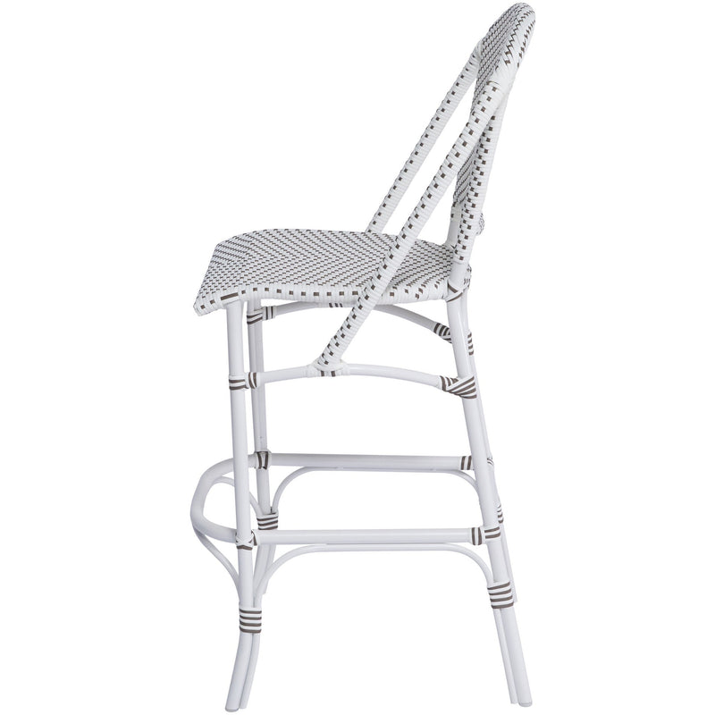 Sofie Outdoor Bar Stool - Sika Design - Stools + Benches + Ottomans - Natural Rattan Frame - HORNE