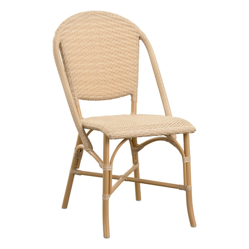 Sofie Outdoor Dining Side Chair - Sika Design - Outdoor Furniture - Black / White Dots - HORNE